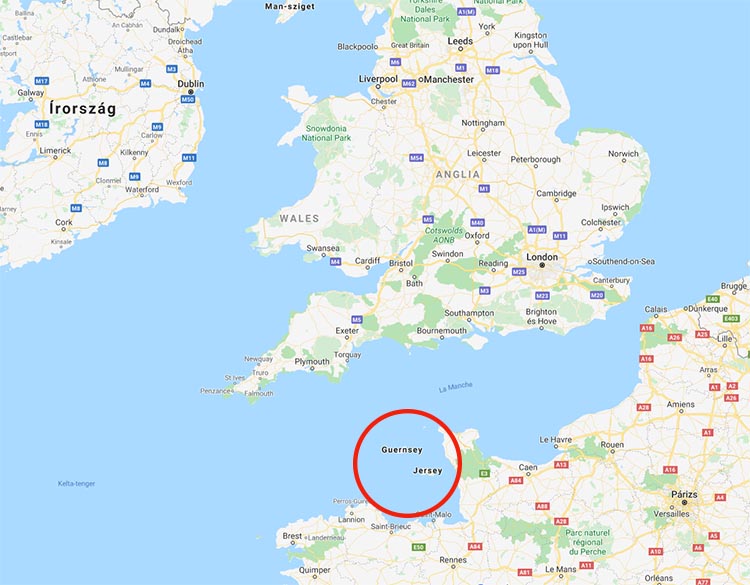 csatorna szigetek terkep