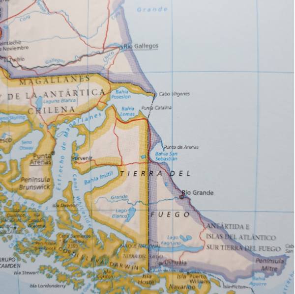 tűzföld térkép 1