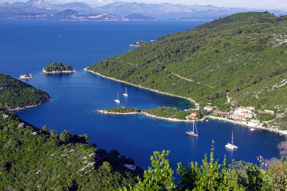 Mljet Kék öböl Pixabay
