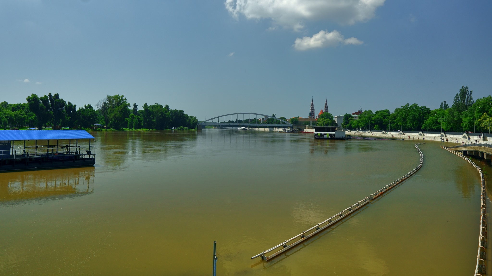 Tisza szegednél áradás