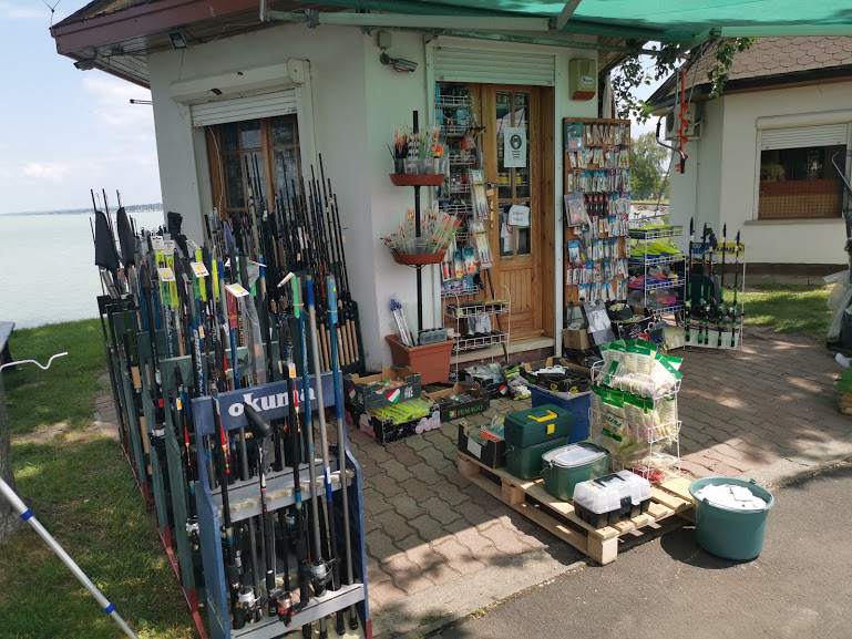 horgászbolt a balatonnál